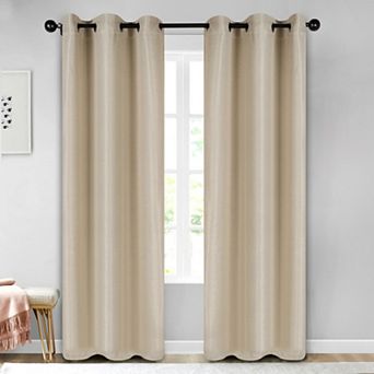 SUPERIOR Jaxon 2-Pack Room Darkening Grommet Curtain Set