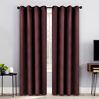 SUPERIOR Jaxon 2-Pack Room Darkening Grommet Curtain Set