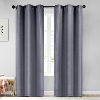 SUPERIOR Jaxon 2-Pack Room Darkening Grommet Curtain Set