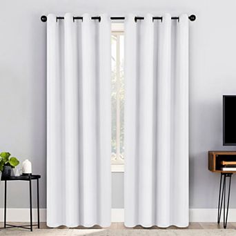SUPERIOR Jaxon 2-Pack Room Darkening Grommet Curtain Set