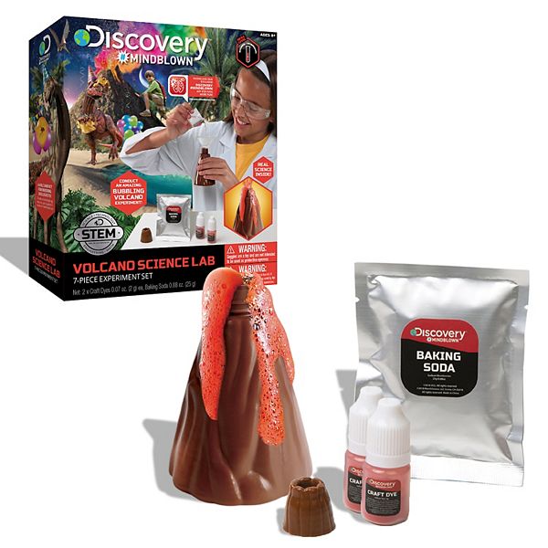 Discovery #MindBlown Volcano Science Lab Hands-On Kids Experiment Set