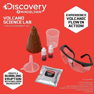 Discovery #MindBlown Volcano Science Lab Hands-On Kids Experiment Set