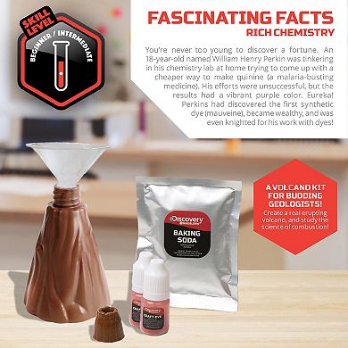 Discovery #MindBlown Volcano Science Lab Hands-On Kids Experiment Set