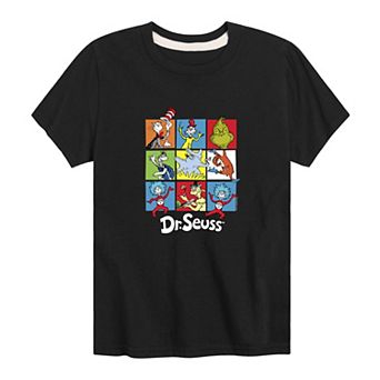 Boys 8-20 Dr. Seuss Grid Tee
