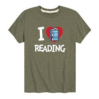 Boys 8-20 Dr. Seuss I Love Reading Tee