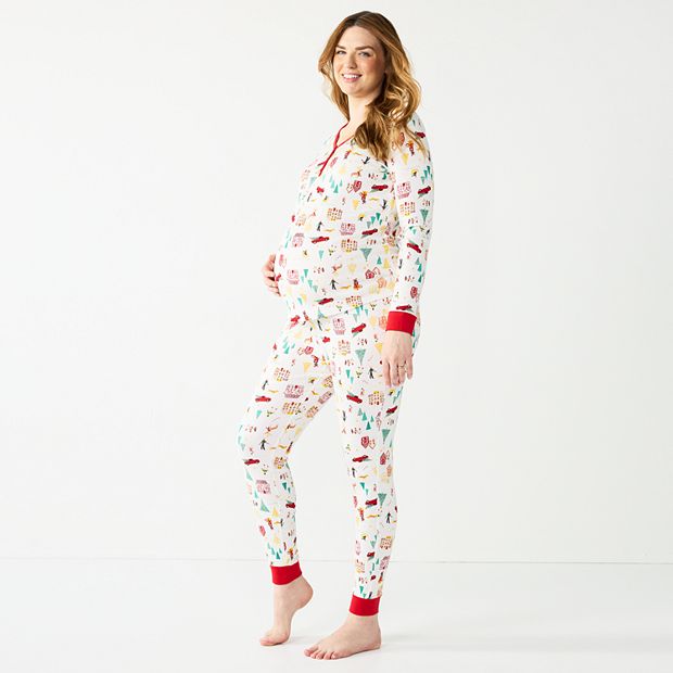 Maternity LC Lauren Conrad Jammies For Your Families® Holiday Village Pajama  Set