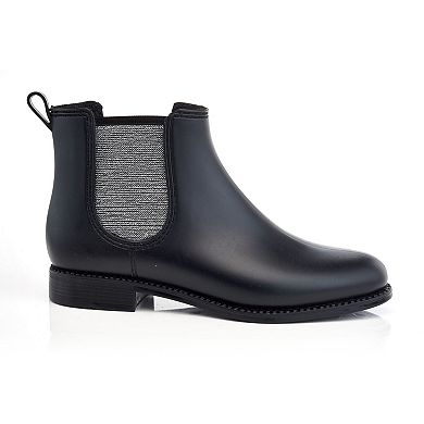 Henry Ferrera Marsala Bling Women's Chelsea Rain Boots