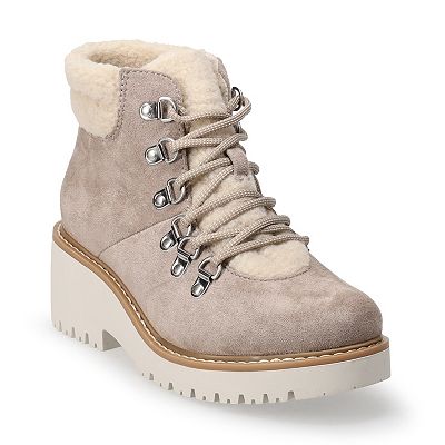 Wedge hiking boots sales