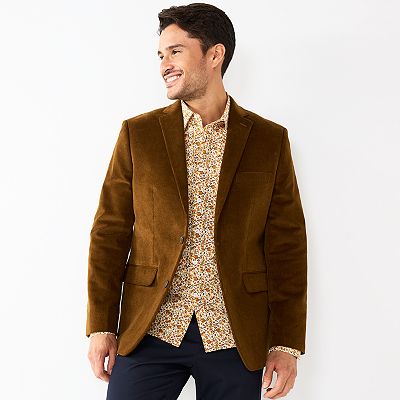 Men s Apt. 9 Premier Flex Slim Fit Corduroy Sport Coat