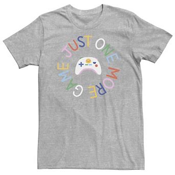 Big & Tall Game Center Control Colorful Text Tee