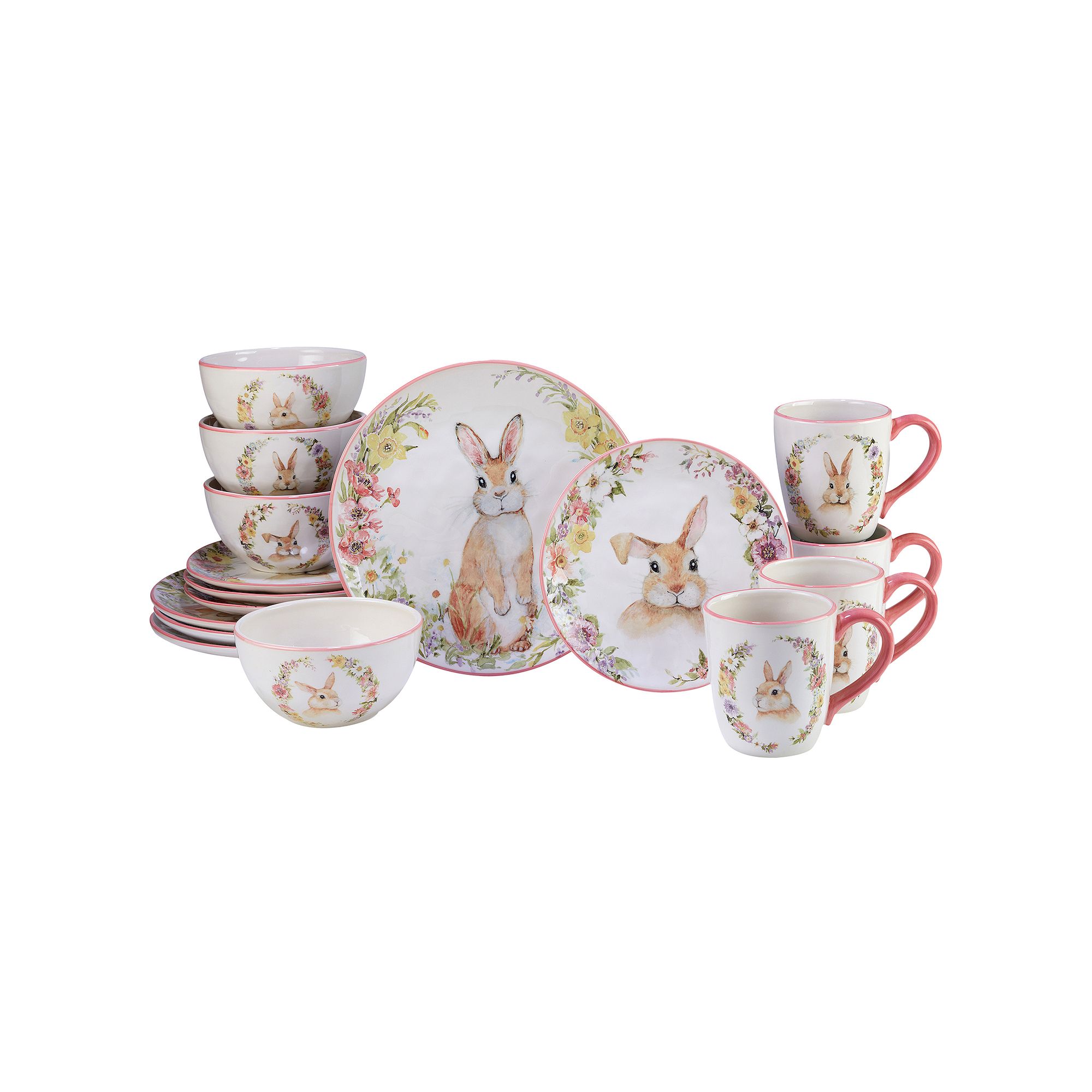 Certified International Easter Garden 16-pc. Dinnerware Set, Multi