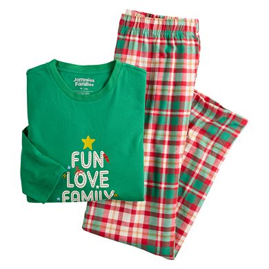 Men's Jammies For Your Families® Joyful Celebration Family Together Tee & Pants Set