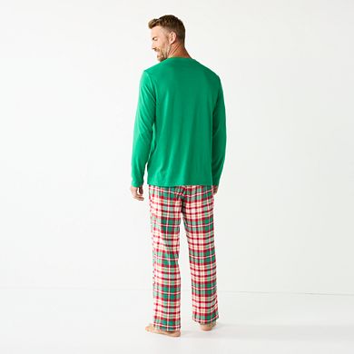 Men's Jammies For Your Families® Joyful Celebration Family Together Tee & Pants Set