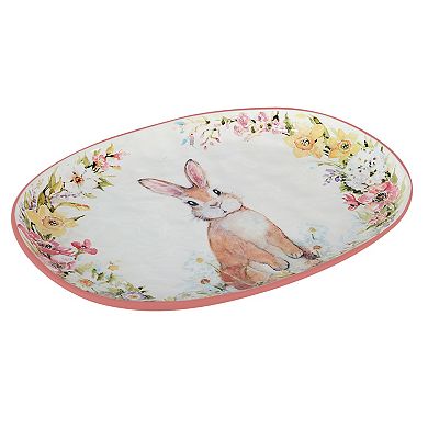 Certified International Easter Garden Oval Platter