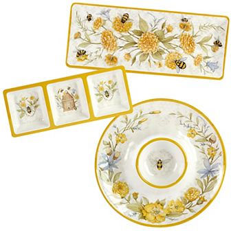 Certified International Bee Sweet 3 pc Hostess Set