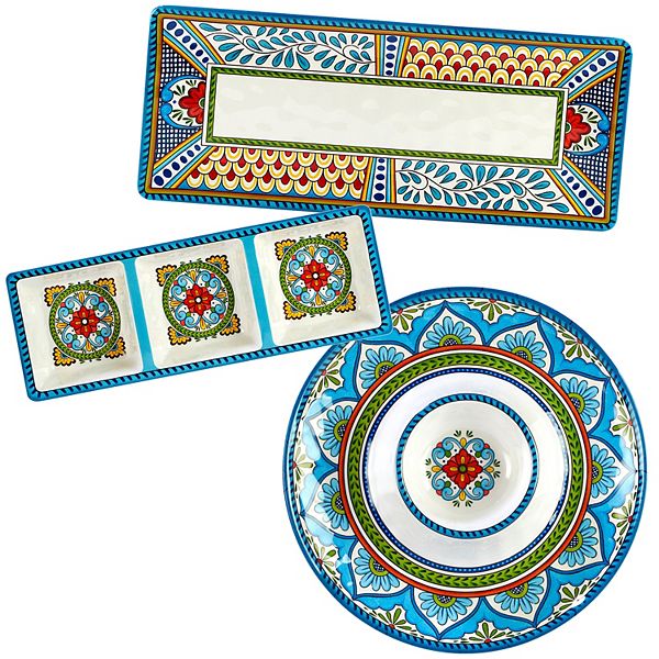 Certified International Seville 3-pc. Hostess Set