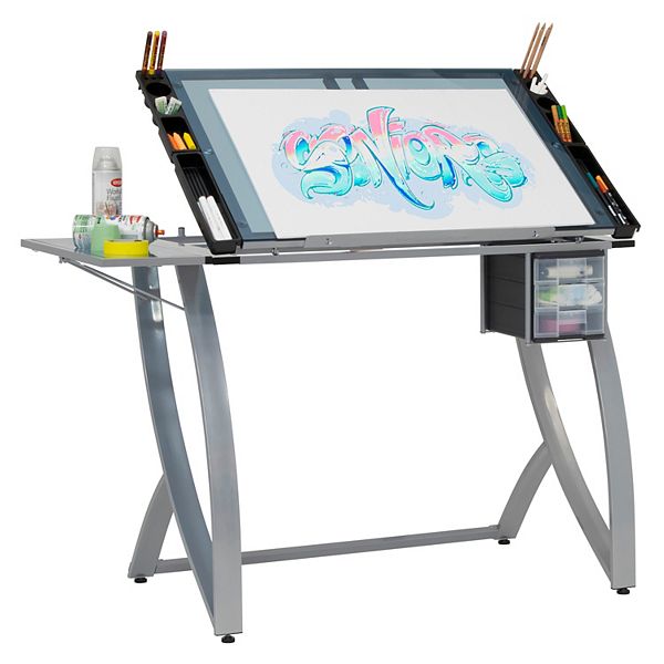 kohls.com | SD Studio Designs Futura Advance Craft and Drawing Table with Adjustable Top and Folding Shelf