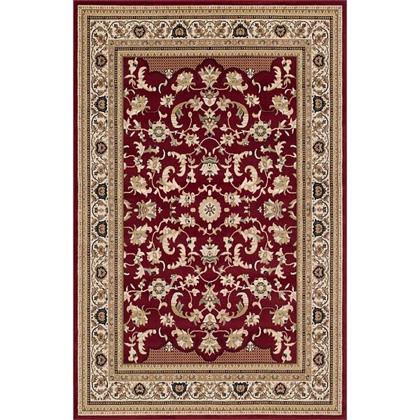 L'baiet Modern Indoor Rectangular Carpet, Pad, Mat Kalene Red Oriental