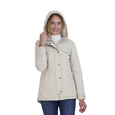 Juniors' Sebby Sherpa-Lined Twill Anorak Jacket