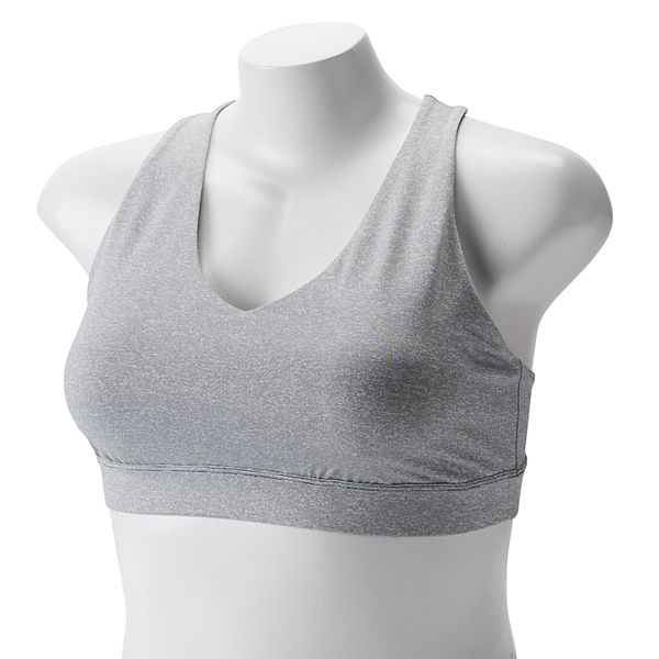 Plus Size Tek Gear® Core MediumImpact VNeck Sports Bra
