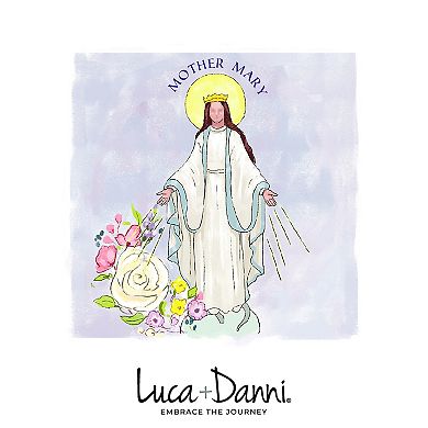 Luca + Danni Virgin Mary Miraculous Crystal Bangle Bracelet