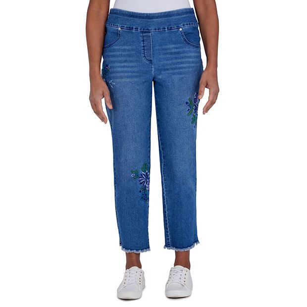 Alfred dunner store pull on jeans