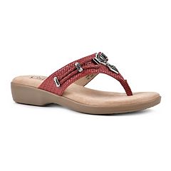 Red hot sale sandals kohls