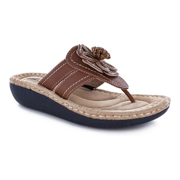 Cliffs by White Mountain Carnation Women's Thong Sandals