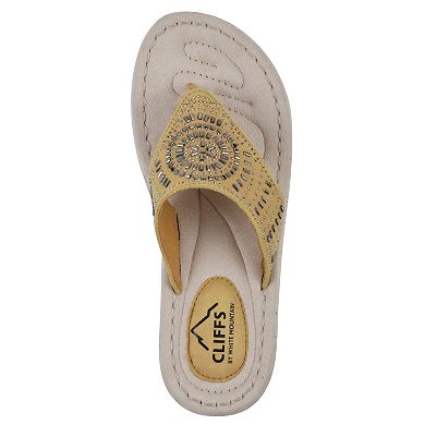 Cliffs By White Mountain Cienna Women's Thong Sandals