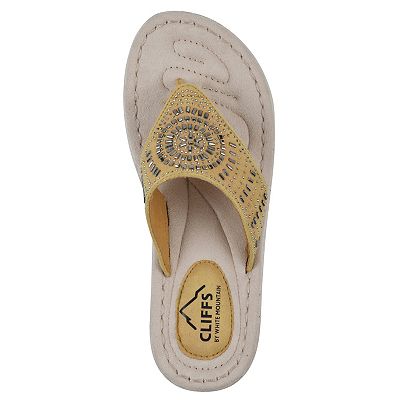 Cliffs By White Mountain Cienna Women s Thong Sandals