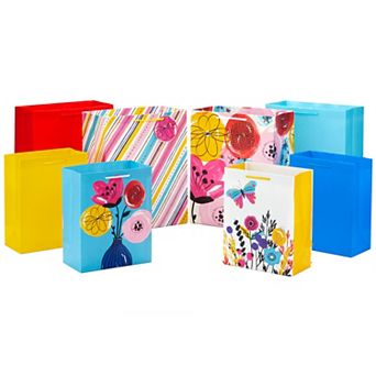 Hallmark Gift Bags Assortment—Floral, Stripes, Polka Dots