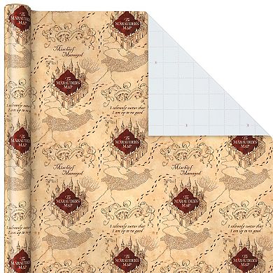 Hallmark Harry Potter Wrapping Paper with Gridlines