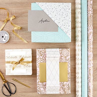 Hallmark 3-Pack Pastel Reversible Wrapping Paper
