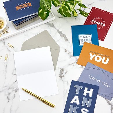 Hallmark 36-Count Bold Type Thank You Cards Assortment
