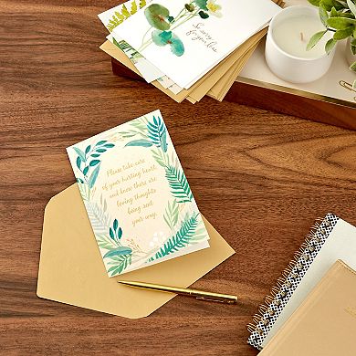 Hallmark 12-Count Watercolor Greenery Sympathy Cards Assortment
