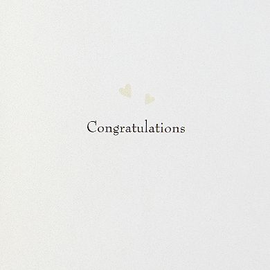 Hallmark "Here's To Love" Champagne Flutes Congratulations Card