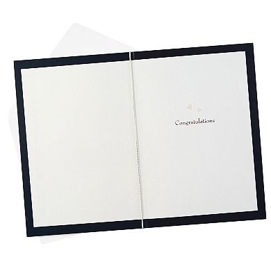 Hallmark "Here's To Love" Champagne Flutes Congratulations Card