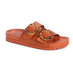 Footbed hot sale sandals kohls