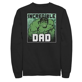 Big & Tall Marvel Hulk Father's Day Incredible Dad Sweatshirt