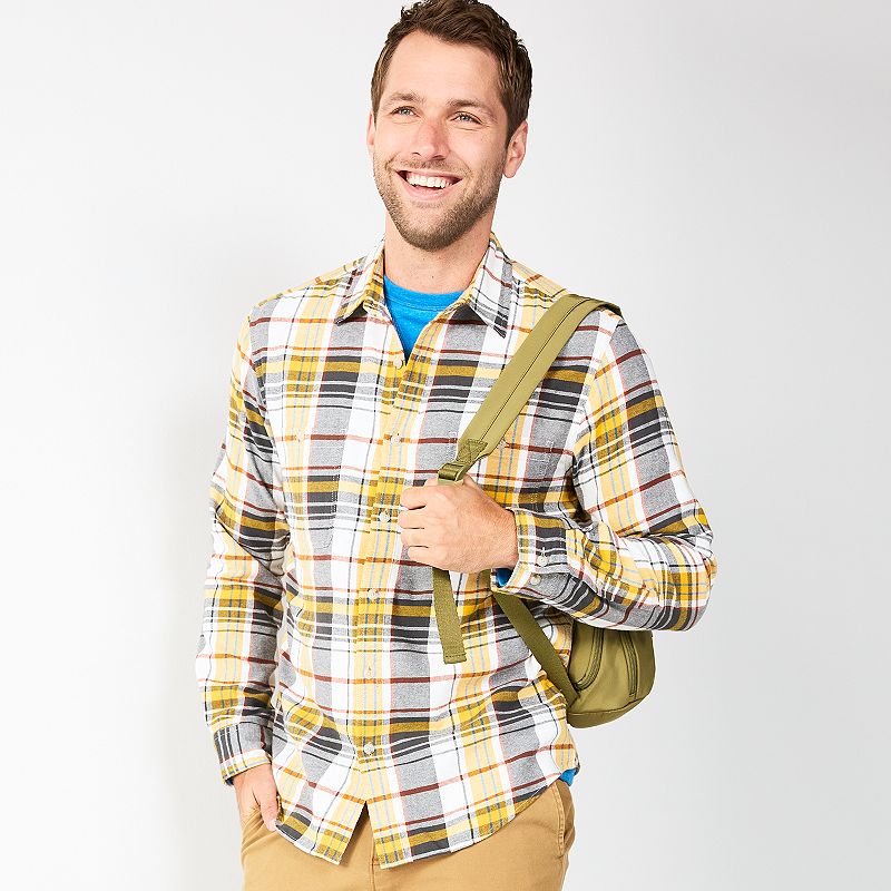 28709070 Mens Sonoma Goods For Life Flannel Button-Down Shi sku 28709070