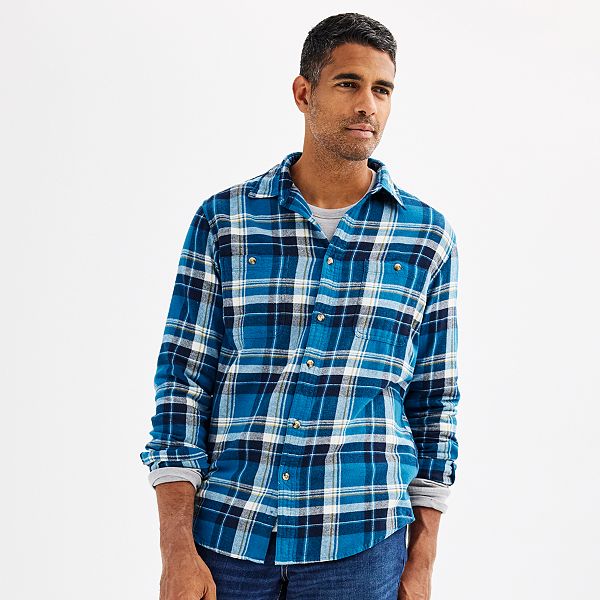 Men s Sonoma Goods For Life Flannel Button Down Shirt