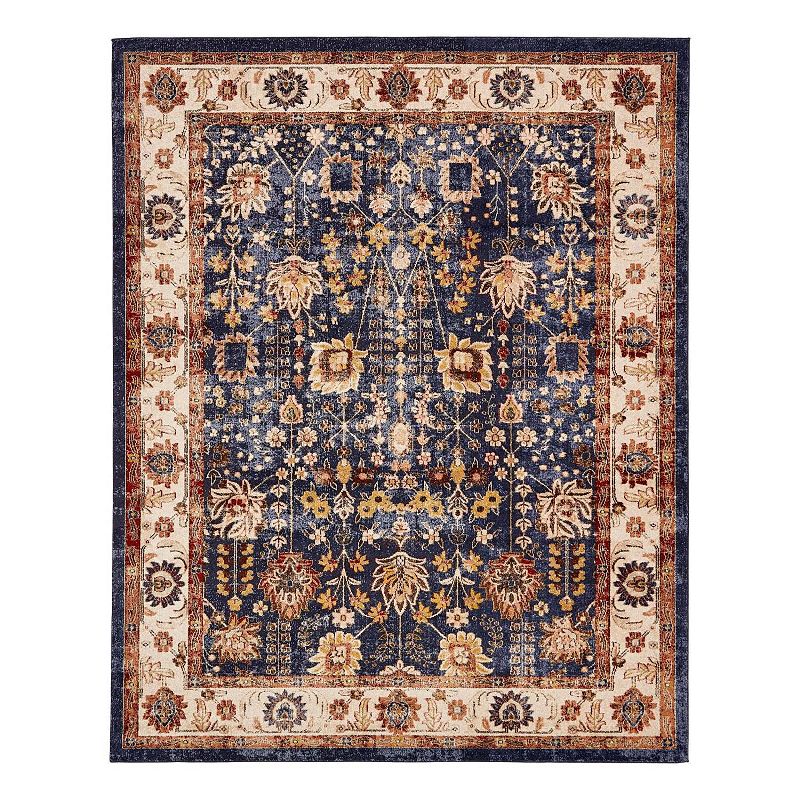 Unique Loom Antheia Utopia Rug, Blue, 8Ft Rnd
