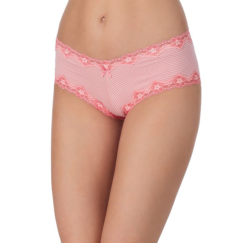 Juniors' Saint Eve Lace Hipster Panty 5164054, Girl's, Size: XL, Pink Pink Stripe