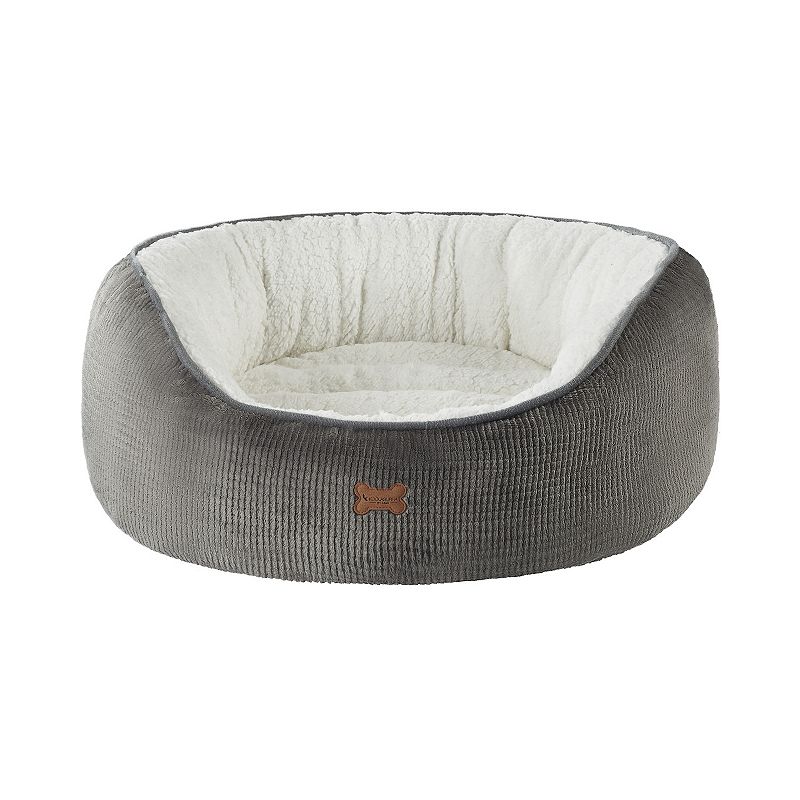 Koolaburra by UGG Dezi Sherpa Pet Bed, Grey, Large