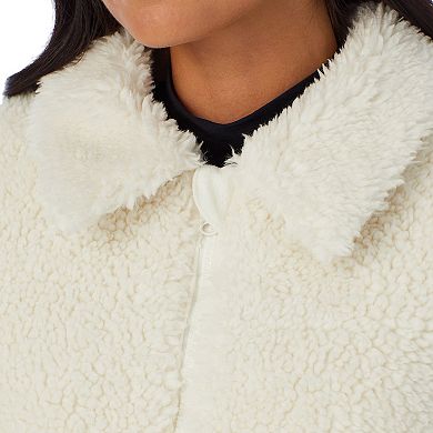 Women's Cuddl Duds Sherpa Bomber Jacket