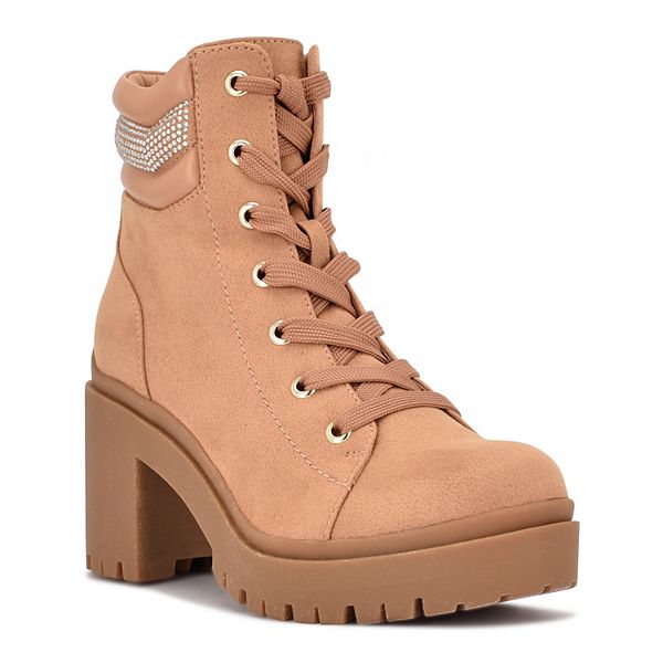 nine west lace up combat boots