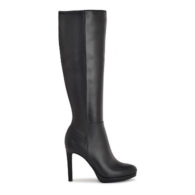 Nine West Women's Nacoby Over The Knee Riding Boots Brown Size 10