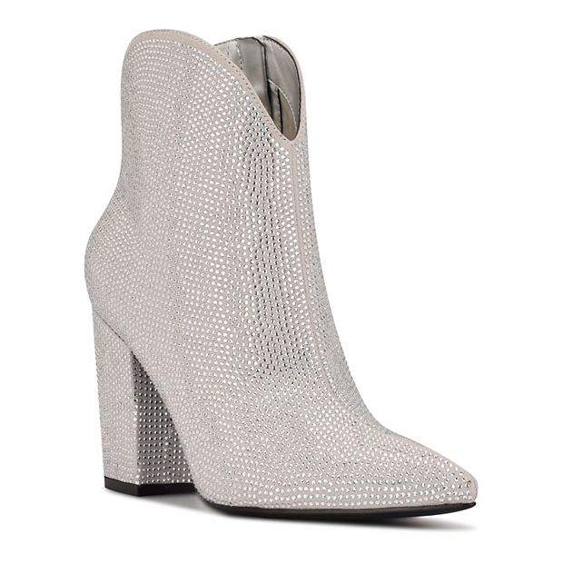 Nine West Ghost Women's Block Heel Ankle Boots