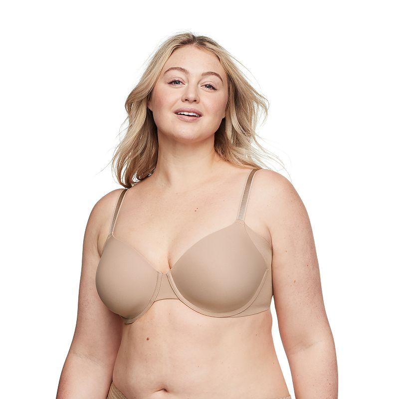Warners No Side Effects® Seamless Underarm-Smoothing Comfort Underwire Lightly Lined T-Shirt Bra RA3061A, Women's, Size: 42 C, Butterscotch