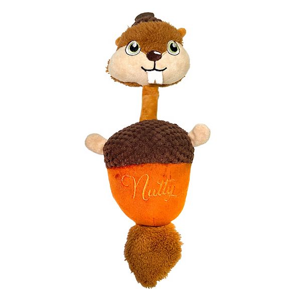 Plush squirrel deals dog toy